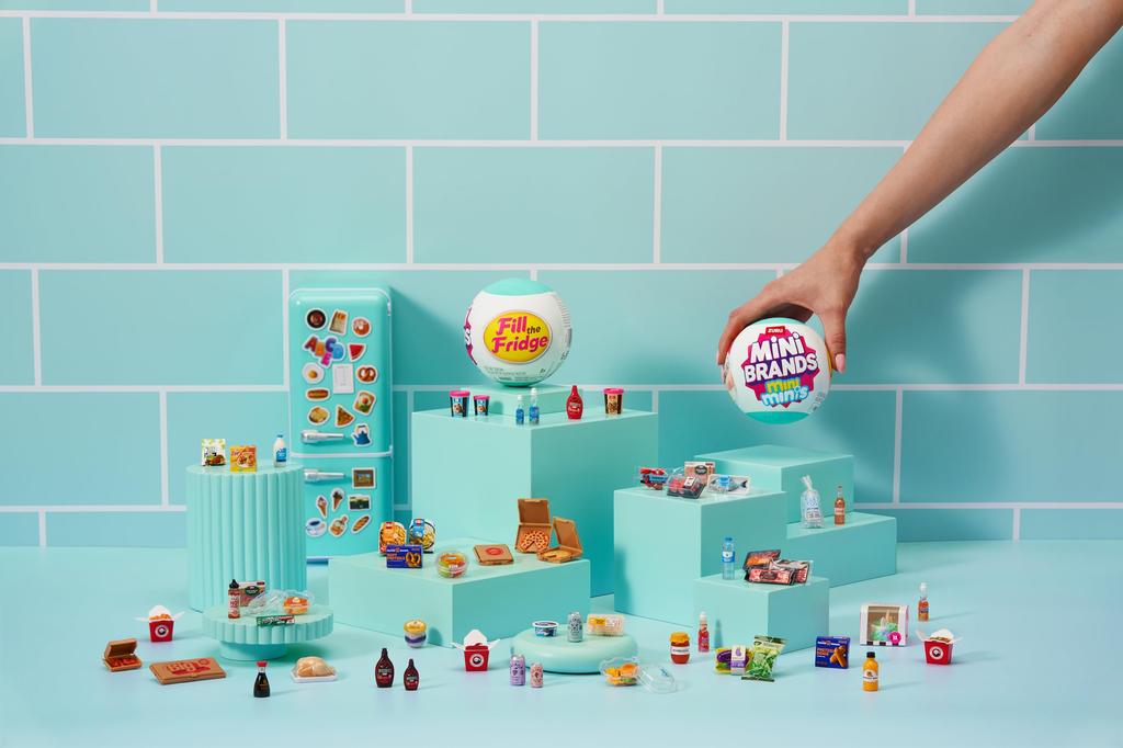 ZURU Mini Marke Fülle den Kühlschrank Mini Serie 1, Sammelbares Miniaturspielzeug, (2 Kapseln)