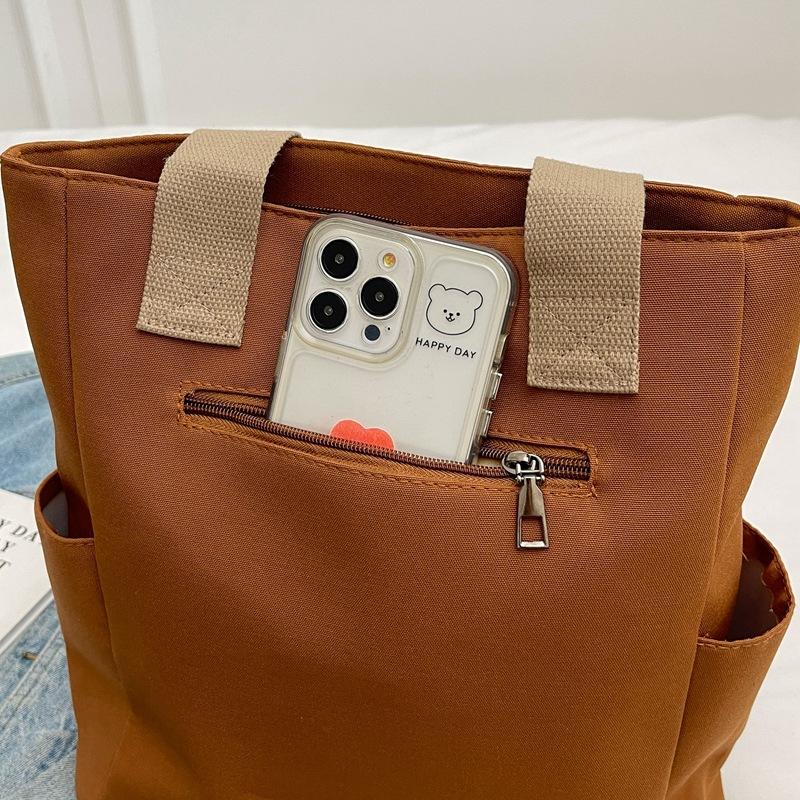 Business bag foreign trade leisure retro large-capacity shoulder handbag tote bag cloth bag class work commuter bag