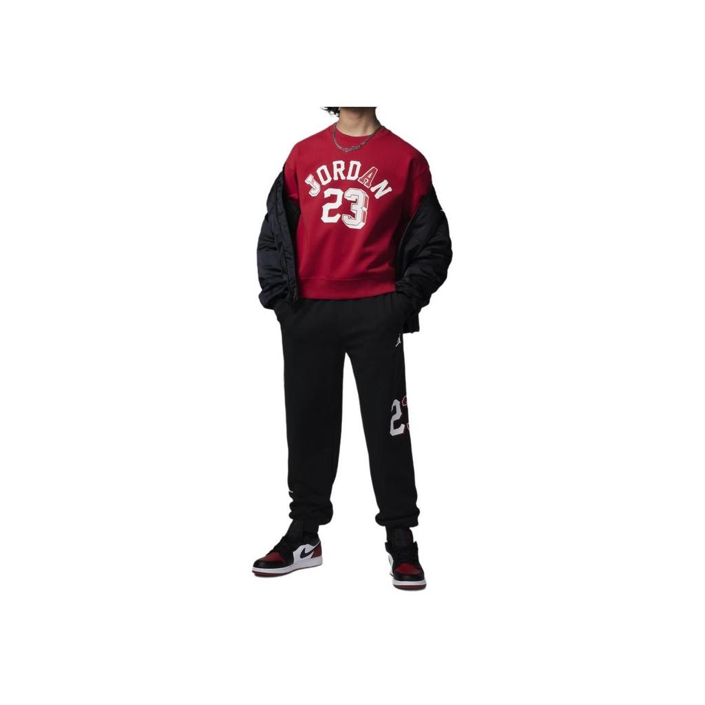 Jordan Court Of Legends Sweatshirt Casual Simple Comfortable Soft Crew Neck Fitness Kids Tops Red II0271-687
