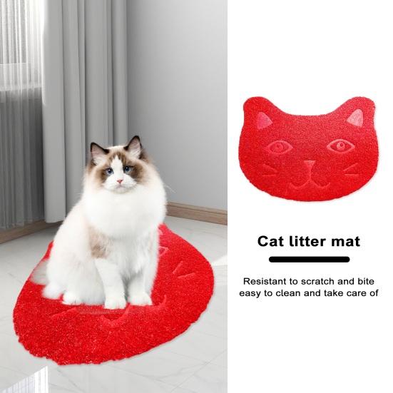 Yousheng Cat Litter Mat Non-slip Waterproof Pet Food Mat Soft Eco-friendly Silicone Feeding Pad for Dogs Cats