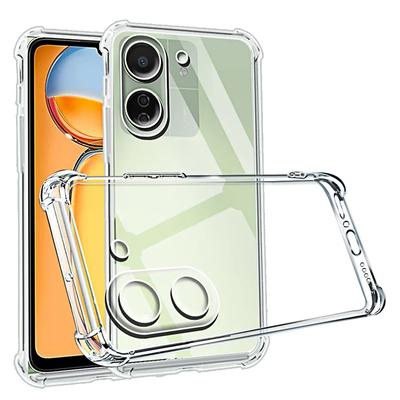 For Redmi 13C Case Crystal Clear Airbag Shockproof Soft Phone Cases For Xiaomi Redmi 13C 13 C Redmi13C 4G 5G TPU Back Cover Shell