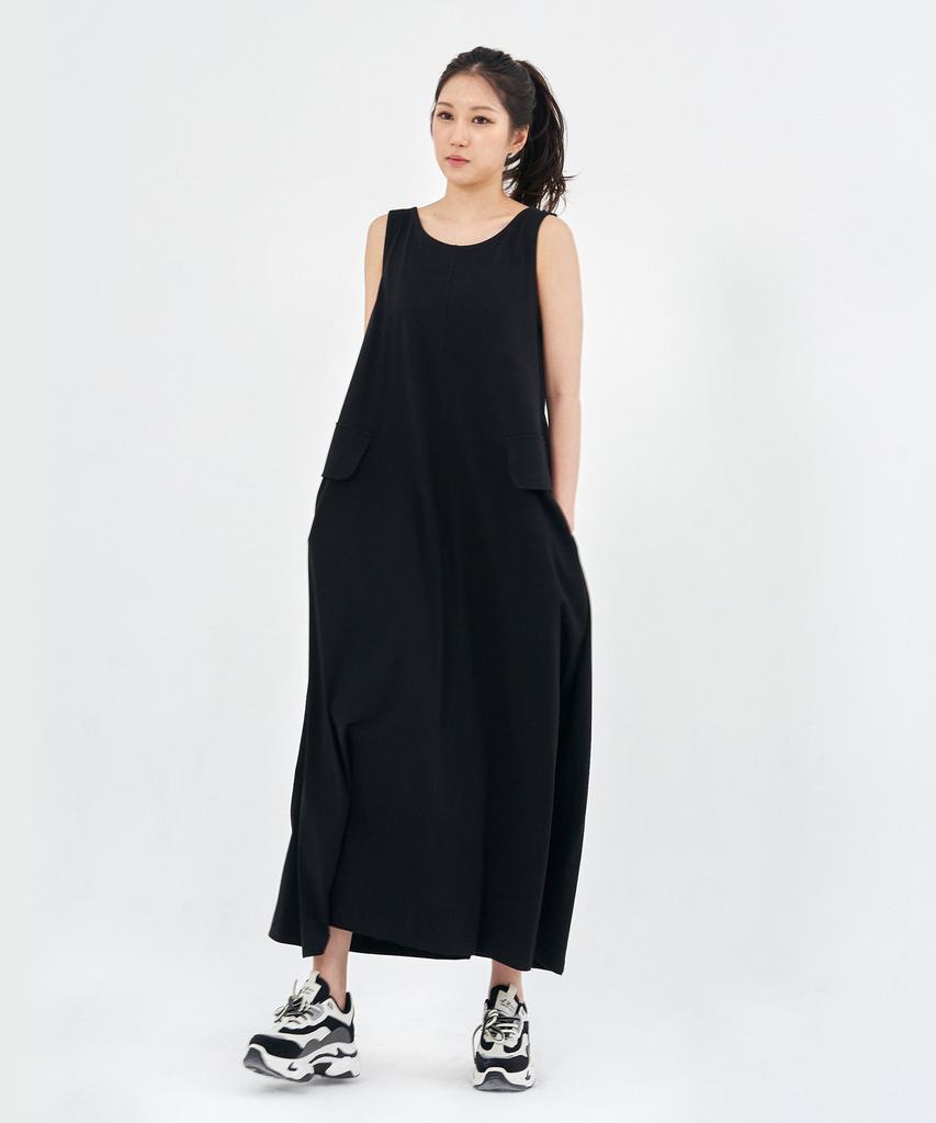 Peulleio Cp One-Piece Dress _ Black