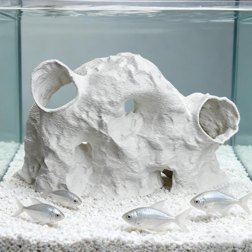 Aquarium Cave Aquarium Betta Shrimp Toys Fish Cave Decorative Shelter For Play Rest Home Living Room Freshwater Saltwater Loach