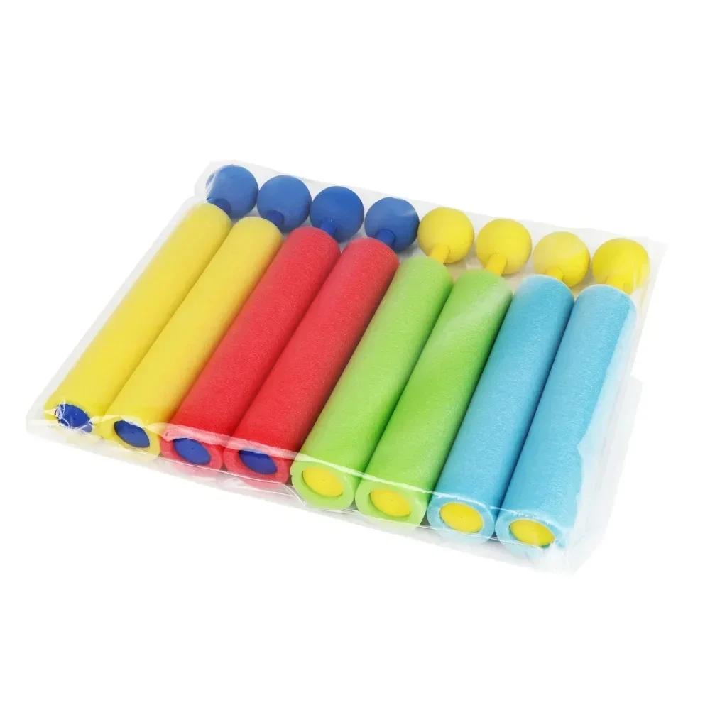 4pcs Water Blaster Water Guns for Kids Shooter Portable 4 Colors 30ft Range Children Foam Water Gun Summer Swimming Pool