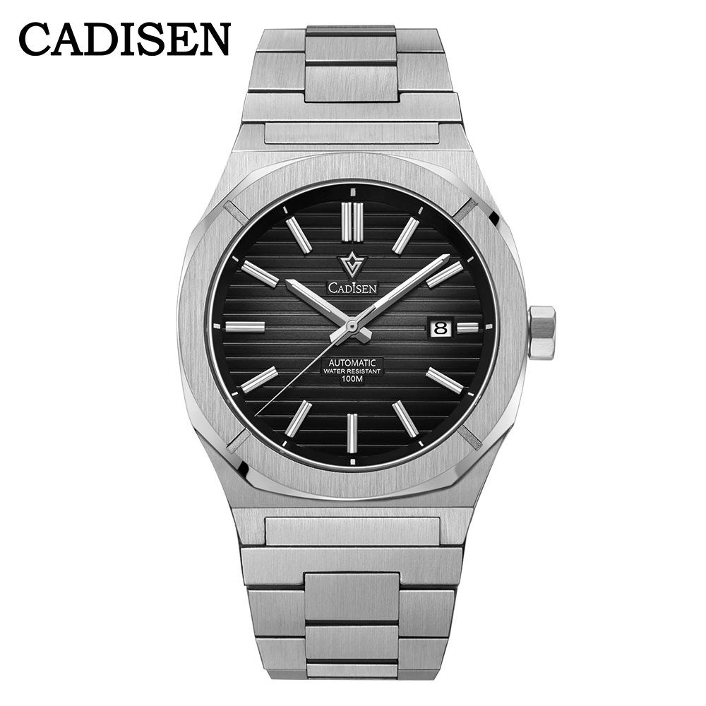 Cadisen Men's Automatic Mechanical Watch with Japan 8215 Movement - Fashion Business Design
