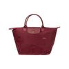 Le Pliage Short Handle Foldable Leather Dumpling Bag Tote Shoulder Bag Medium Women Bags Burgundy 1623619209