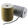 Silver Twisted Cord Trim Gold Handmade Cording 2 Rolls Silk Cord  DIY Craft