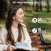TOZO Tones Dots (T12) Bluetooth Wireless Earphones: Compact, Lightweight, Comfortable, Mid-Low Frequencies, Warm Tone Sound Quality, Customizable EQ (