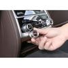 For BMW 7 Series Air Conditioner Button Knob 2016-22 Cover Trim Silver Aluminum