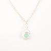Aqua Chalcedony Gemstone 925 Sterling Silver Jewelry Handmade Pendant Gift Idea CP-25-14
