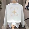 American Trendy Brand Threaded Cuffs Long-Sleeved Pure Cotton Men'S Bottoming Shirt T-Shirt Trendy Autumn And Winter Men'S And Women'S Tops