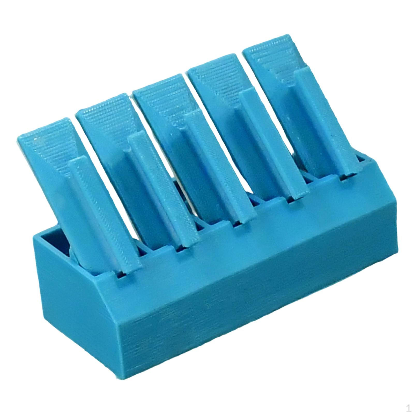 

5 Pieces Model Sanding Board Set with Holder for Building Handheld Fits 75x20mm