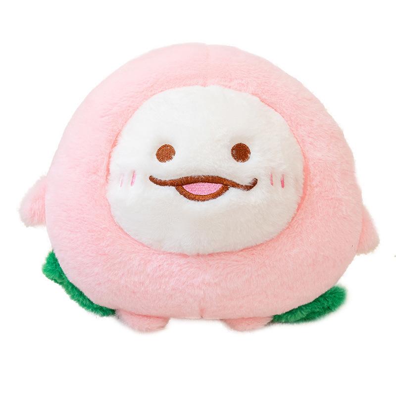 Cartoon Soft Fruit Pineapple Throw Pillow Plush Toy Doll Peach Doll Home Pillow Cushion Doll