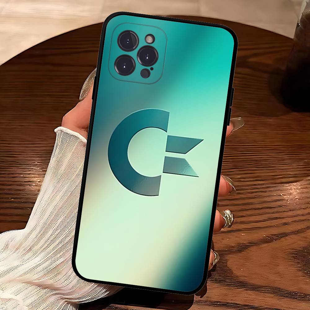 

Чехол для телефона Commodore 64 для iPhone 16 15 17 13 14 12 11 Pro Max Plus Черный корпус iPhone 16e