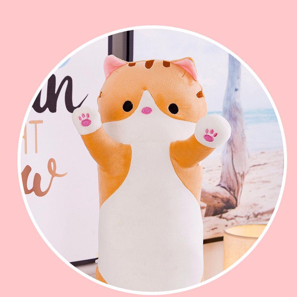 Cotton Doll Office Nap Pillow Stuffed Animal Stuffed Toys Plush Toy Sleeping Pillow Long Cat Pillow