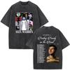 Singer Alex Warren 2026 Tour Print Vintage Washed Tees Men Women Fashion Hip-hop T-shirt Cotton Loose Casual Oversized T-shirts