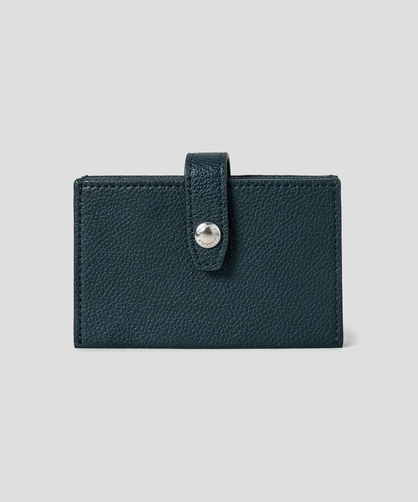 Beanpole Accessory Leather Accordion Wallet Green