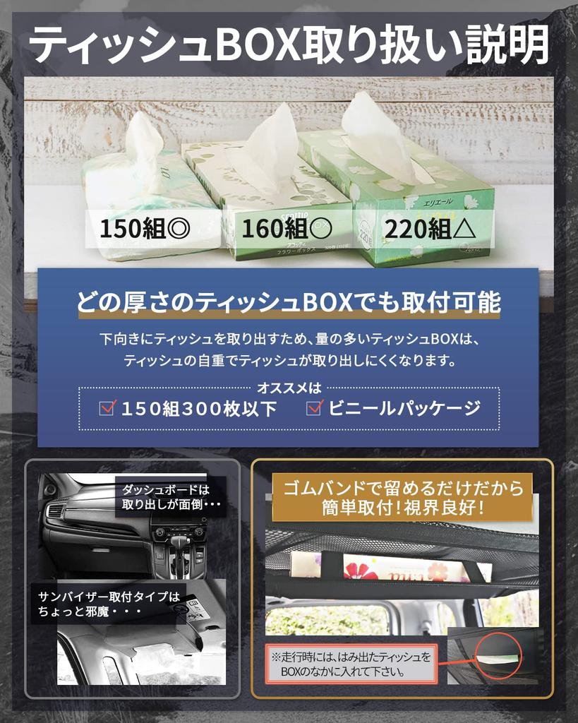 R7 Improved Roof Cargo Luggage Net for Overnight Stays in Roof Standard Japanese Instruction Warranty Included Size with Tissue MK&JAMT ModelCar