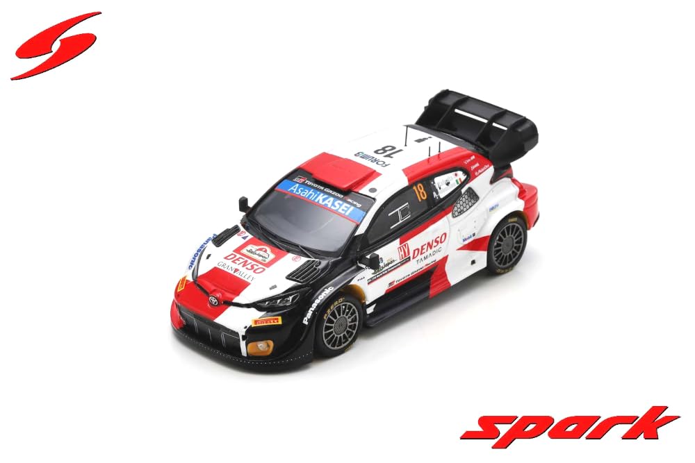 Spark Toyota GR Yaris Rally1 2023 Rally Japan 5th place Takamoto Katsuta Finished product 1/43 #18