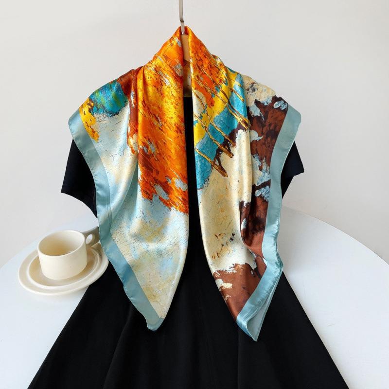Summer Sunscreen Scarf for Women  Big Square Scarf  Neck Protection  Professional Decorative Scarf  Scarf  Shawl
