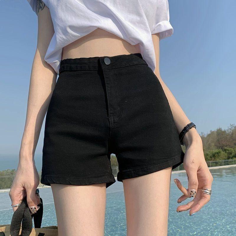 Women s High-Waisted Embroidered Raw Hem Denim Shorts 26 for 80-90 lbs