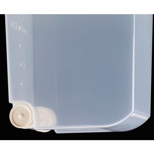 Inomata Chemical Rice Container, Bag-Wide Rice Container with Measuring Cup, 5kg