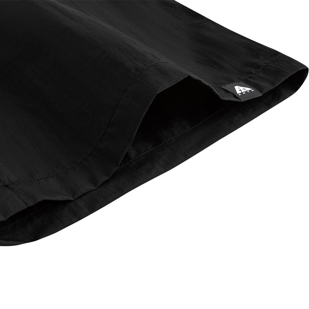 Anta Outdoors Woven Sports Shorts Summer Casual Men Shorts Basic-Black 952626501-3