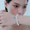 lowool Dew pearl silver bracelet