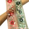 1 Yards Lace Trim Ribbon Ethnic Clothing Embroidery Sequin Fabric Webbing Accessories