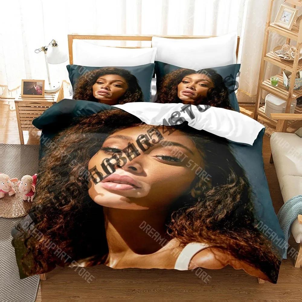 3D Print Winnie Harlow Bedding Set Single Twin Full Queen King Size Bed Set Adult Kid Bedroom Duvetcover Sets Game Anime Bed