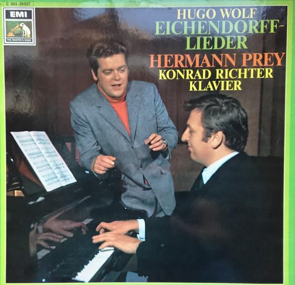 

LP Record HERMANN PREY KONRAD RICHTER Hugo Wolf Eichendorff Lieder 1C06329027 EMI ELECTROLA 1972 Germany Classical Used
