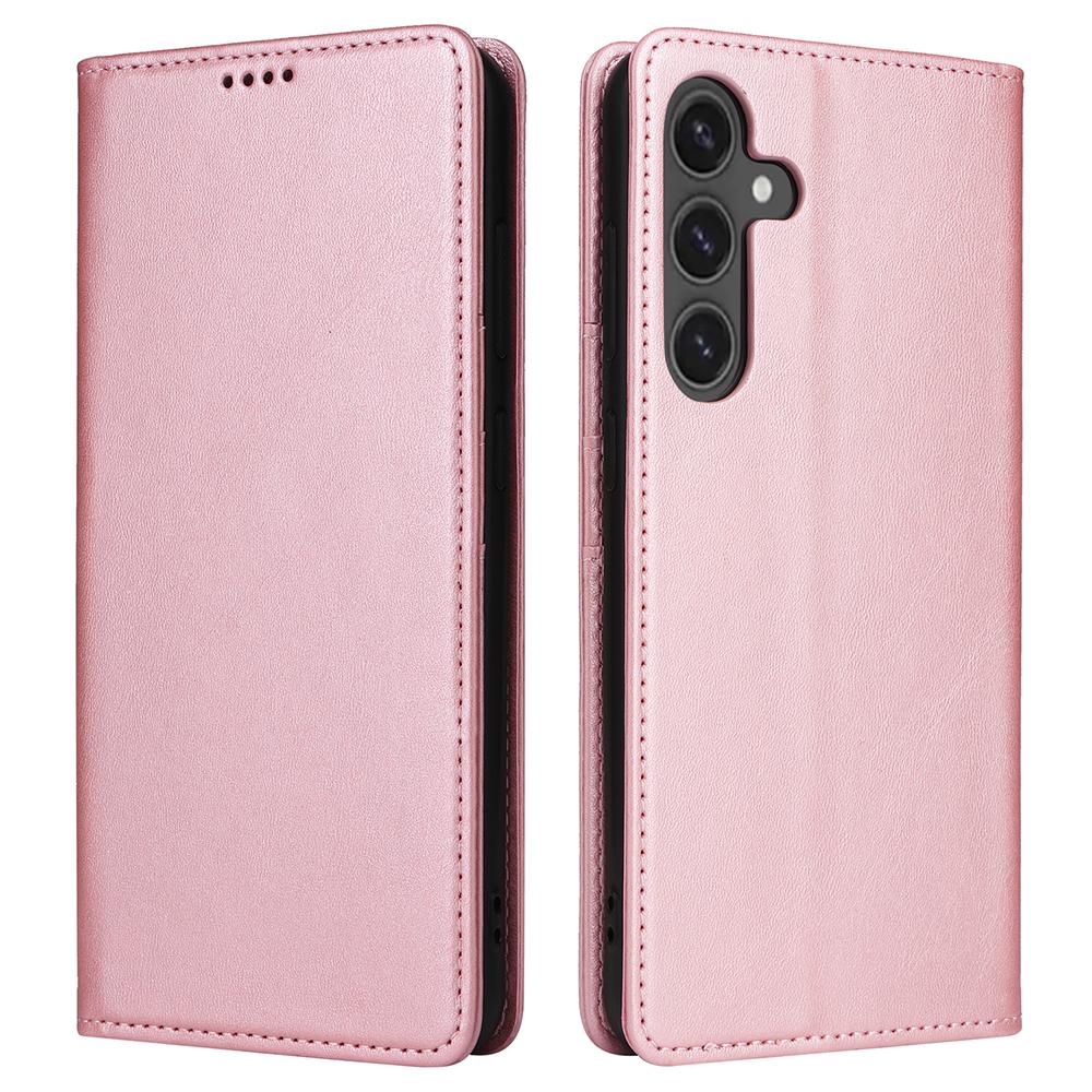For Samsung Galaxy S25 FE Case RFID Blocking PU Leather Phone Wallet Cover