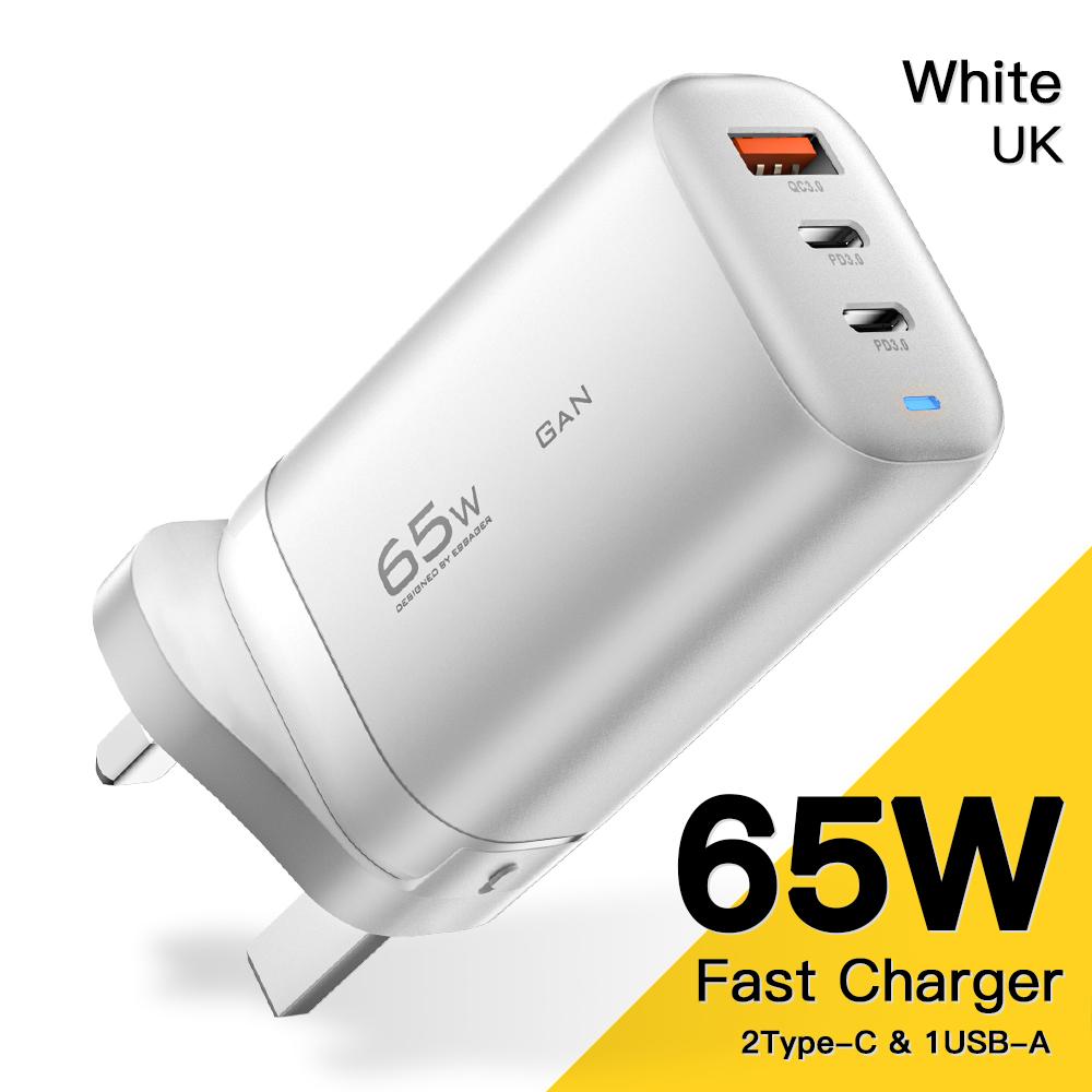 Essager carregador usb tipo c gan carregador de carga rápida 65w qc3.0 pd3.0 carregador usb telefone celular para iphone 12 13 pro max xiaomi portátil