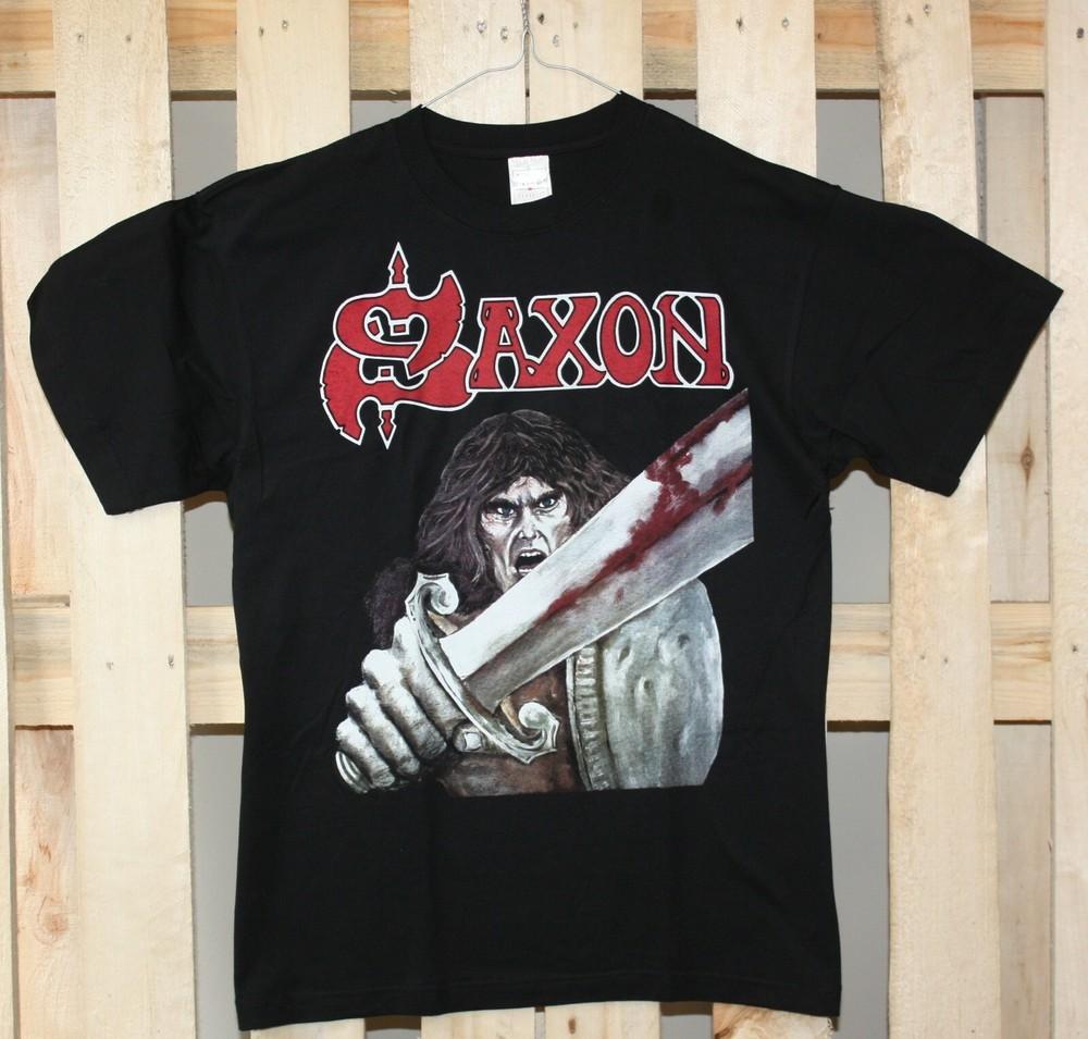 SAXON SAXON FIRST ALBUM T-SHIRT  TARIFFS INCLUDED Unisex T-Shirt S