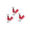 100PCS AWG 22-16 Insulated Spade Wire Connector 0.5-1.5mm² Red Female Connectors