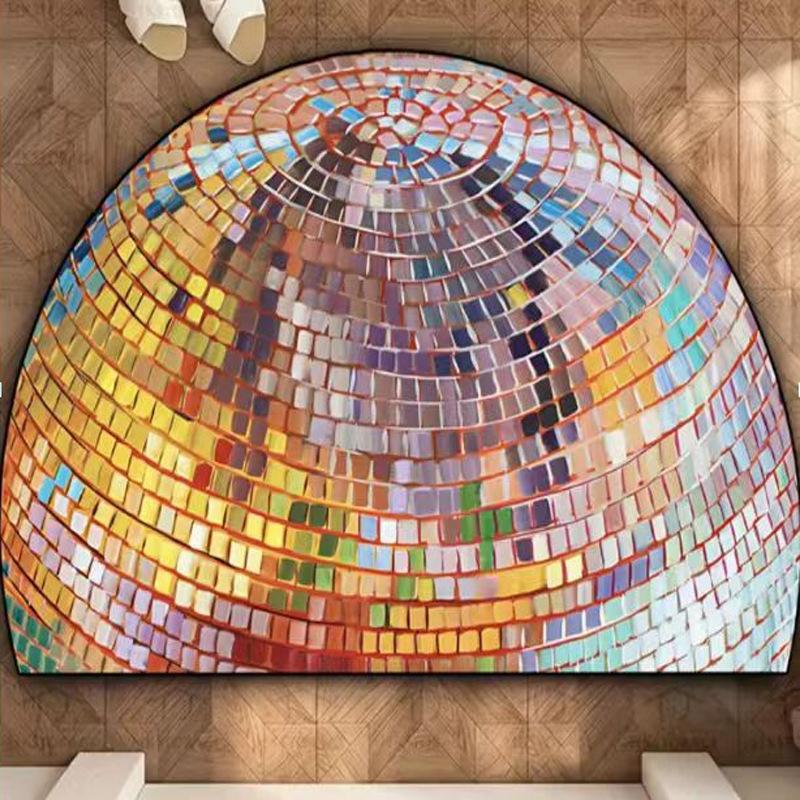 דוגמה שטיח כניסה מבורך מונע החלקה שטיח רצפה פנימי וחיצוני קישוט לבית