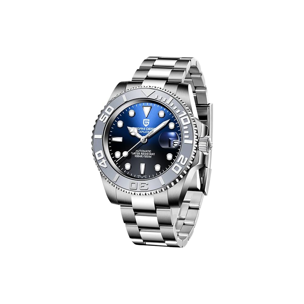 Pagani Design Men s Automatic Diver Watch NH35 Movement Stainless Steel Case Waterproof Ceramic Bezel Business Style PD-1651