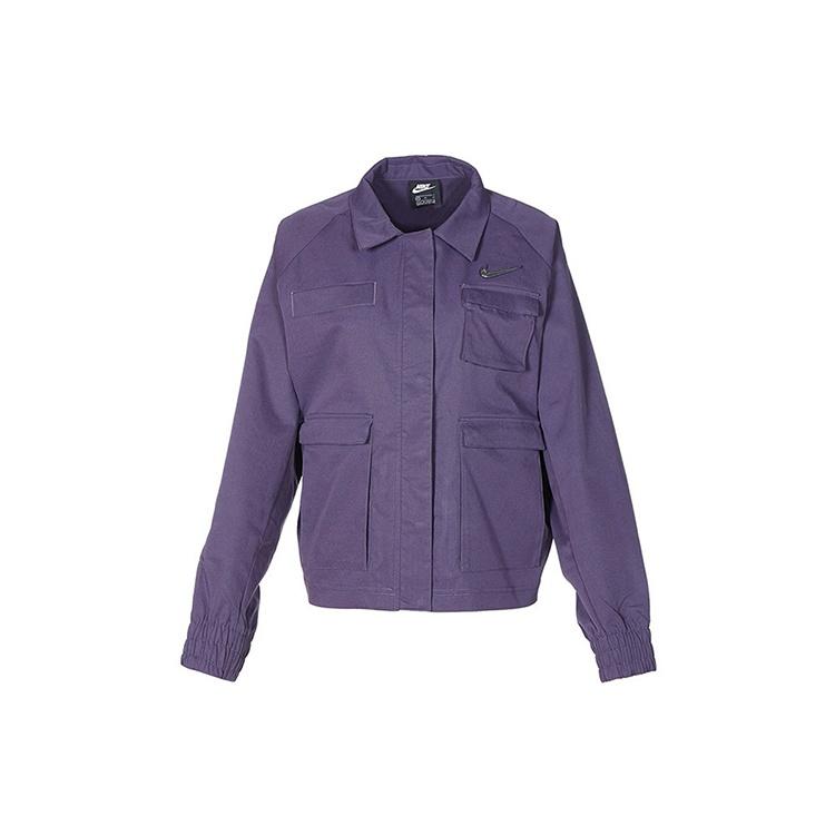 (WMNS) Nike Sportswear Swoosh Sports Cargo Multiple Pockets Woven Jacket Purple Women s CZ8900-573 S