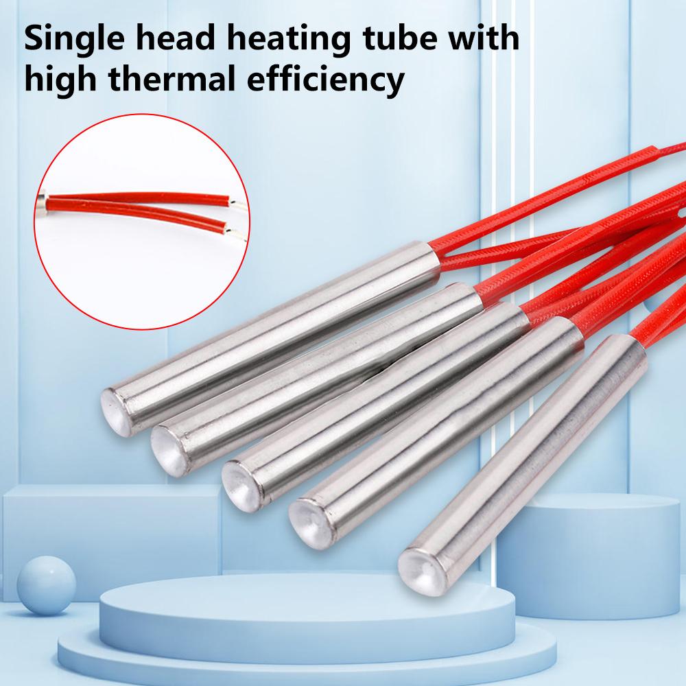 Mold Cartridge Heaters Heating Element Cylindrical Tubular Ignition Igniter Hot Rod 6mm/8mm/10mm/12mm Tube AC 220V 100W-200W