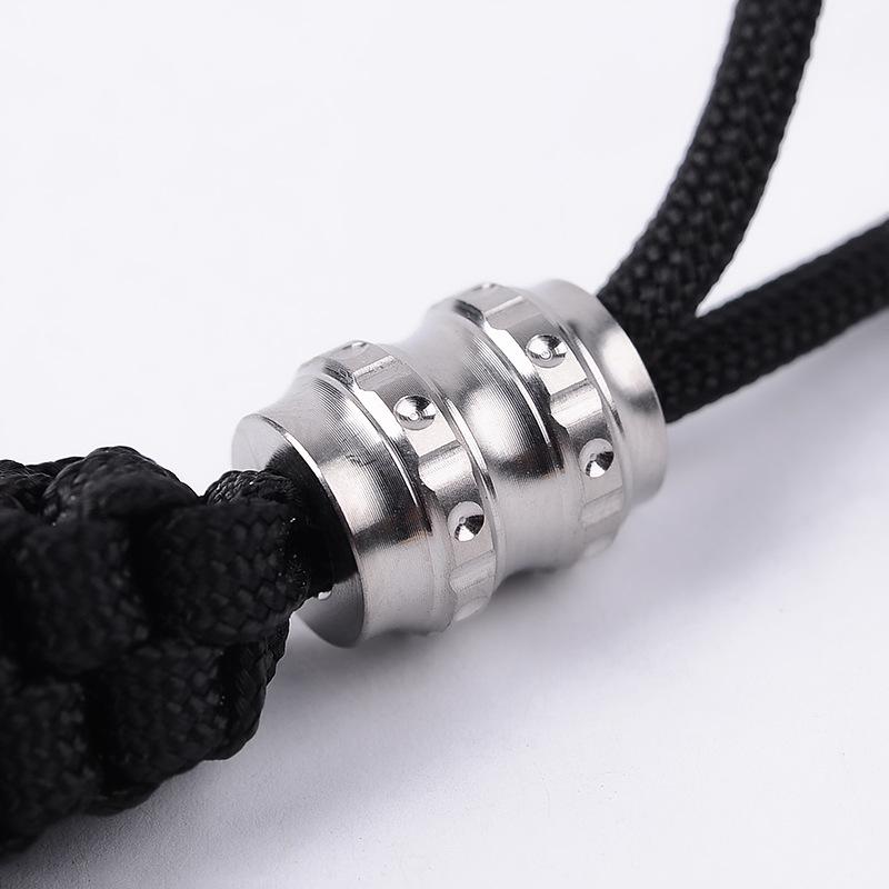 EDC Titanium Alloy TC4 Knife Lanyard: 4 Style Pendant Paracord Accessory