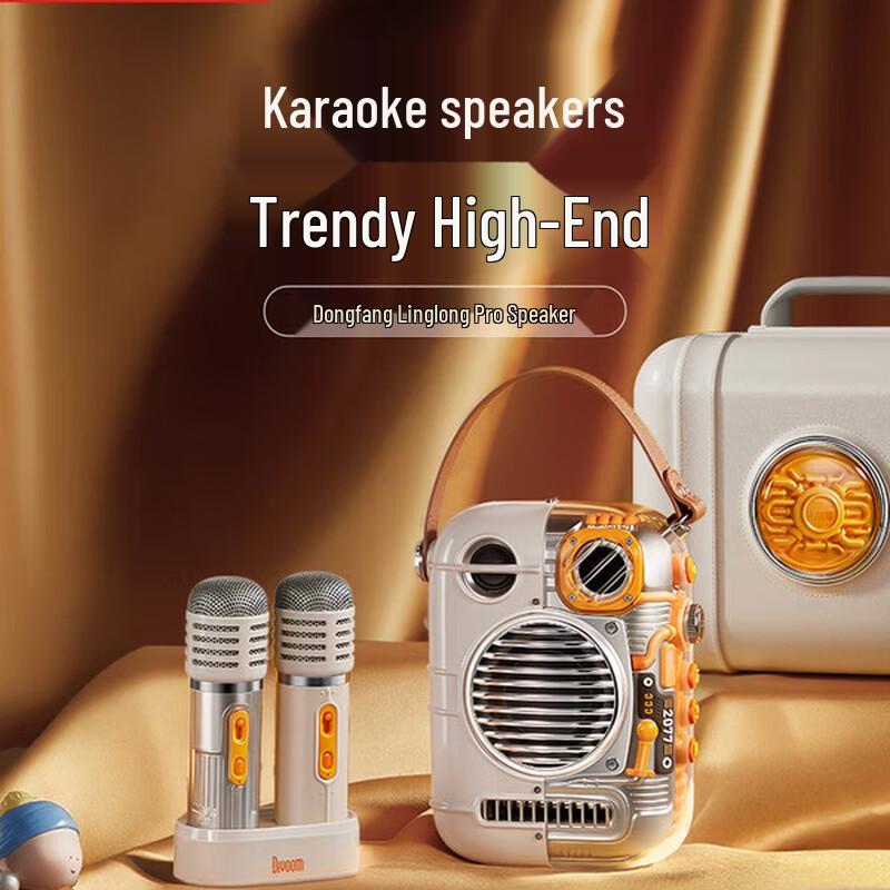

Divoom Spark-pro Home KTV Microphone Speaker CN plug (adapter included)