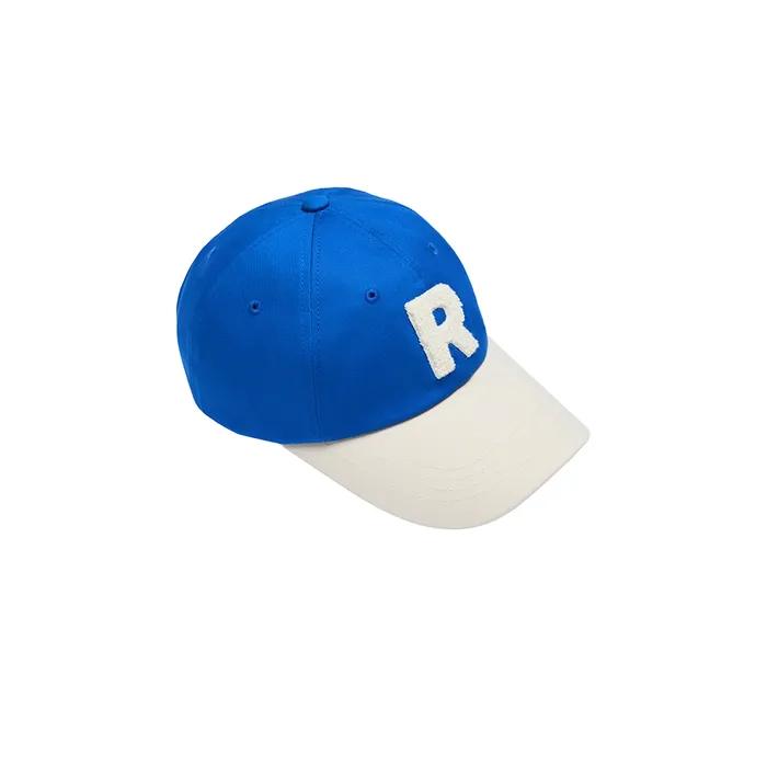 R LOGO BOUCLE BALL CAP TWO TONE BLUE