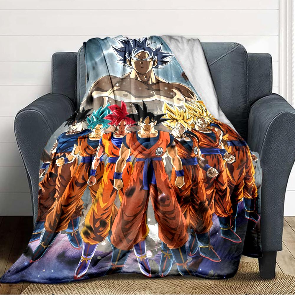 1pc Dragon Ball3 Blanket, Gift, for Men and Women, Soft Blanket, Good for Sofa Bed Couch Travel, Lightweight Flannel Blanket
