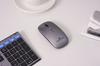 Souris - Sans fil - BLUESTORK - M-WL-OFF105 - Silencieuse - Bluetooth ou dongle 2,4 GHz - Gris/Noir