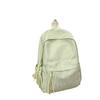 Schoolbag Striped Fashion Backpack 1011 Spring and Summer New Japanese Leisure Simple Versatile Travel Shopping Soft Girl Backpack