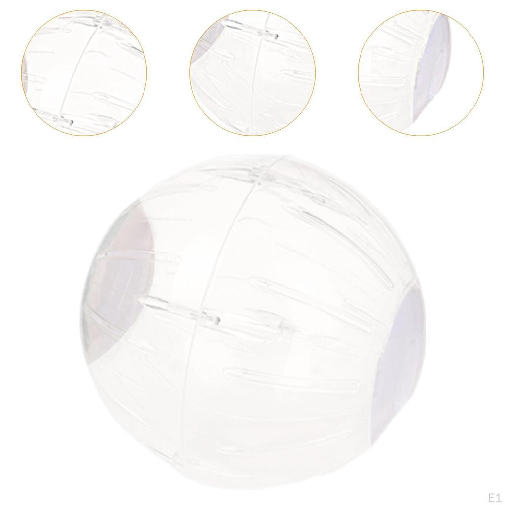 7.28'' Clear Hamster Running Wheel for Small Pets And Mice