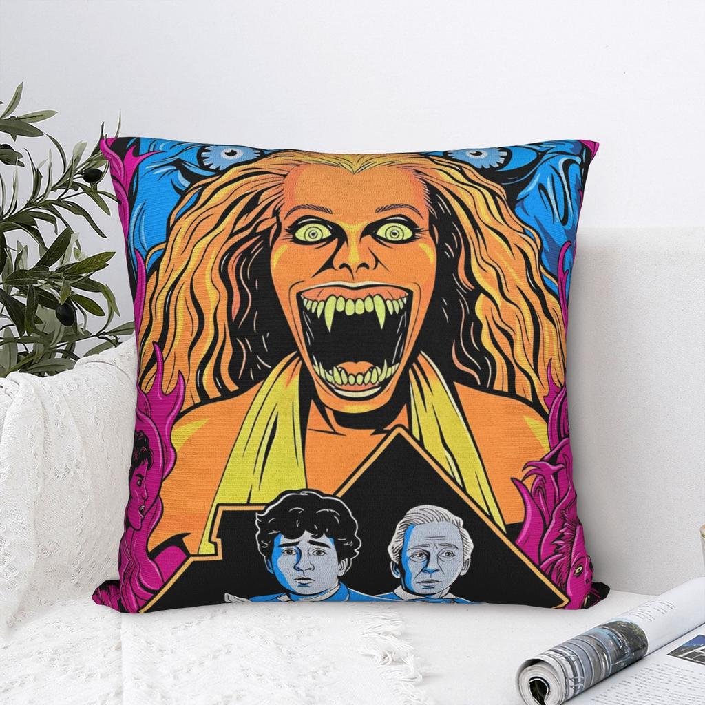 Pillow Case Horror Film Frighteds Nights Soft Pillow Cover For Couch Sofa Bedroom Cute Funny Pillowcases
