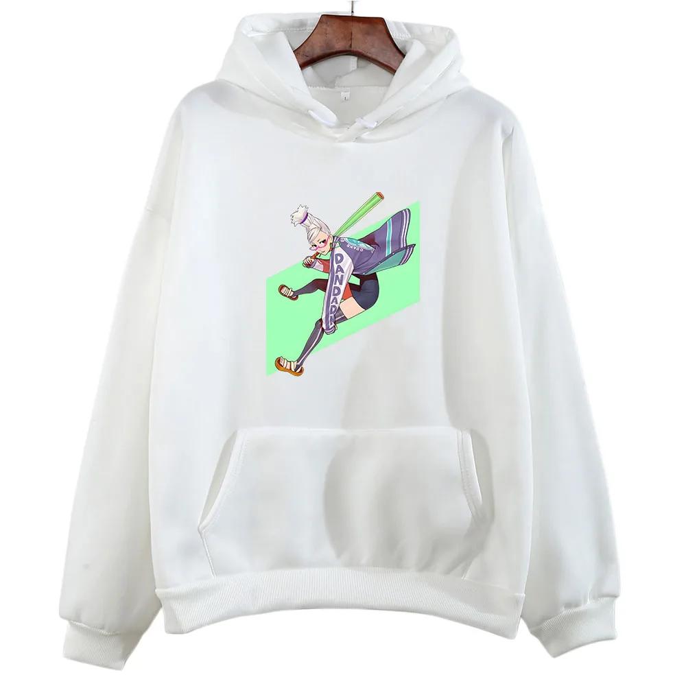 Dandadan Ayase Seiko Aesthetic Hoodie Prevalent Harajuku Sweatwear Couple Sweatshirt Cartoon Kawaii/Cute Print High Street