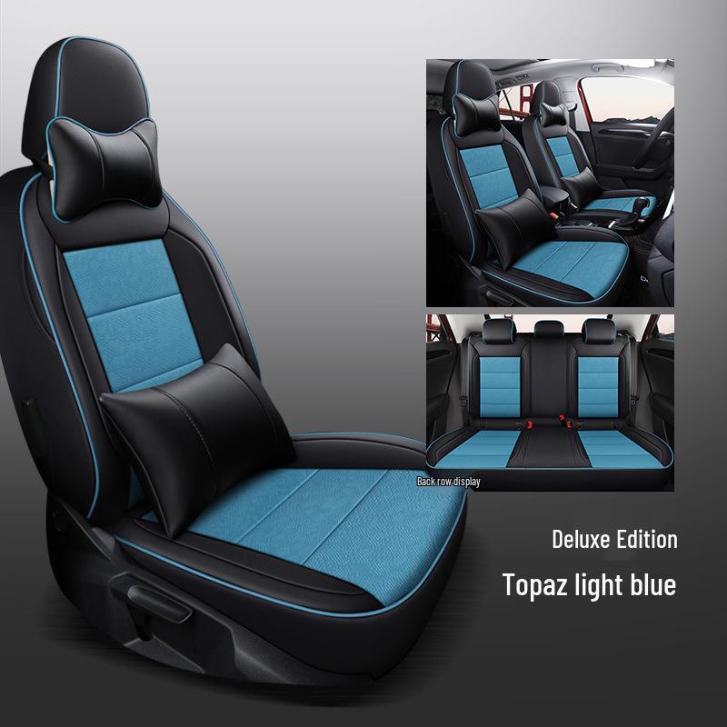 CLY Maßgefertigter Ledersitzbezug für VW T-ROC - Ganzjahres-Sportkissen