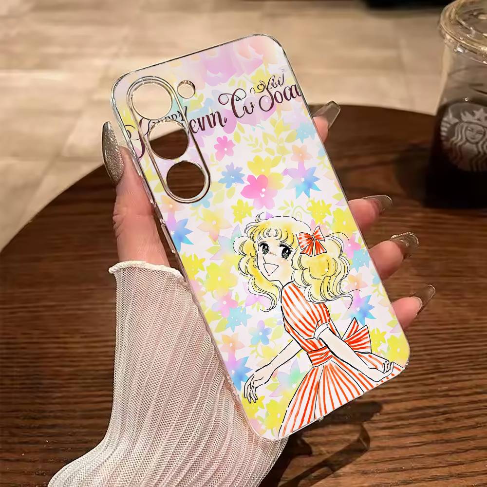 Classic Cartoon-Sweet C-andy C-andy Phone Case For Samsung Galaxy A71,A70,A52,A51,A40,A30 Transparent Cover